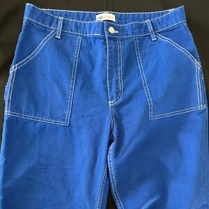 Zara Royal Blue Denim Jeans
